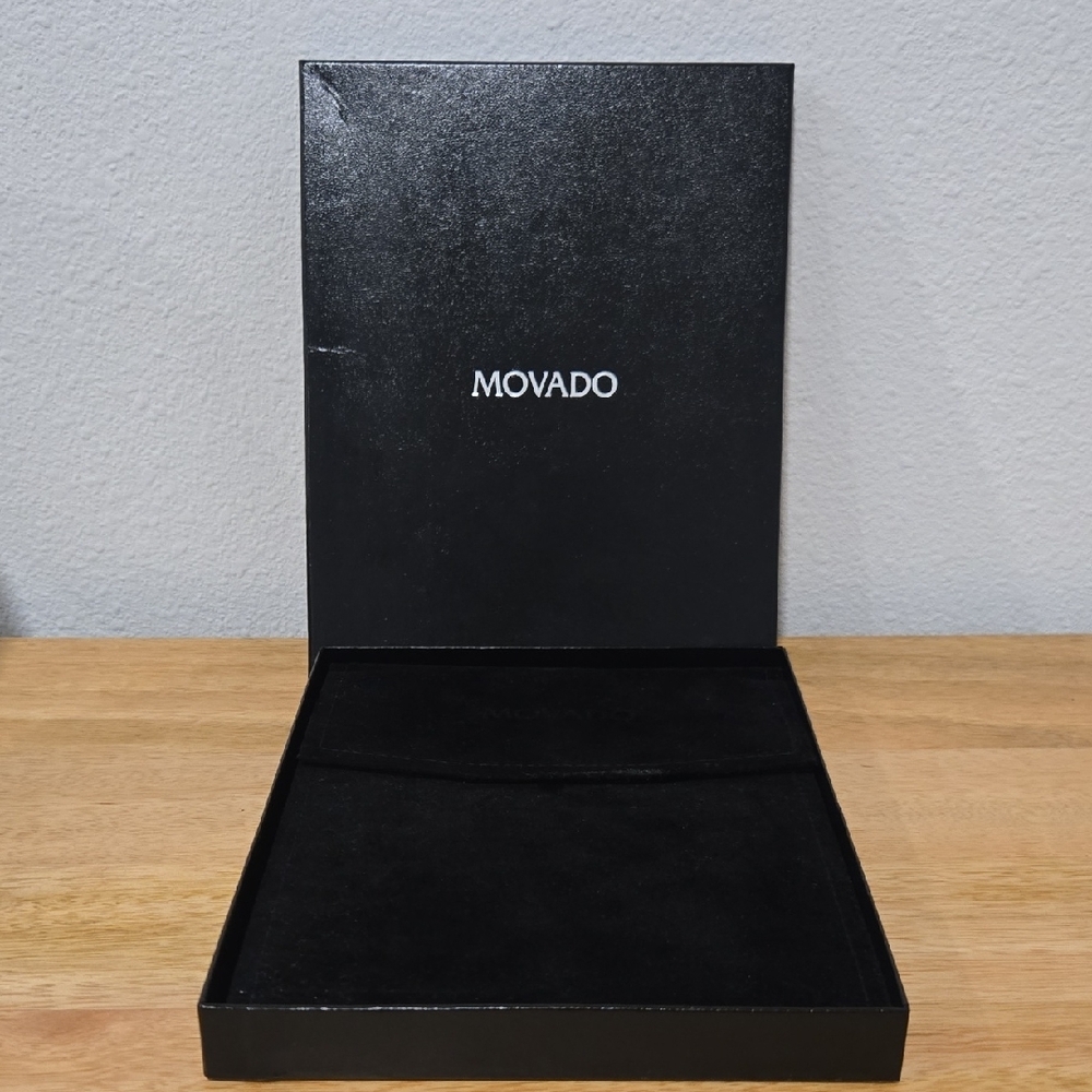 Movado Commitment Interlocking 925 Silver Necklace - Picture 10 of 10